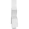 Ekena Millwork Alberta Architectural Grade PVC Gable Bracket, 96"W x 20"H x 4"D x 4"F, 5/12 Pitch GBP096X20X0404ALB00 - alternate 3